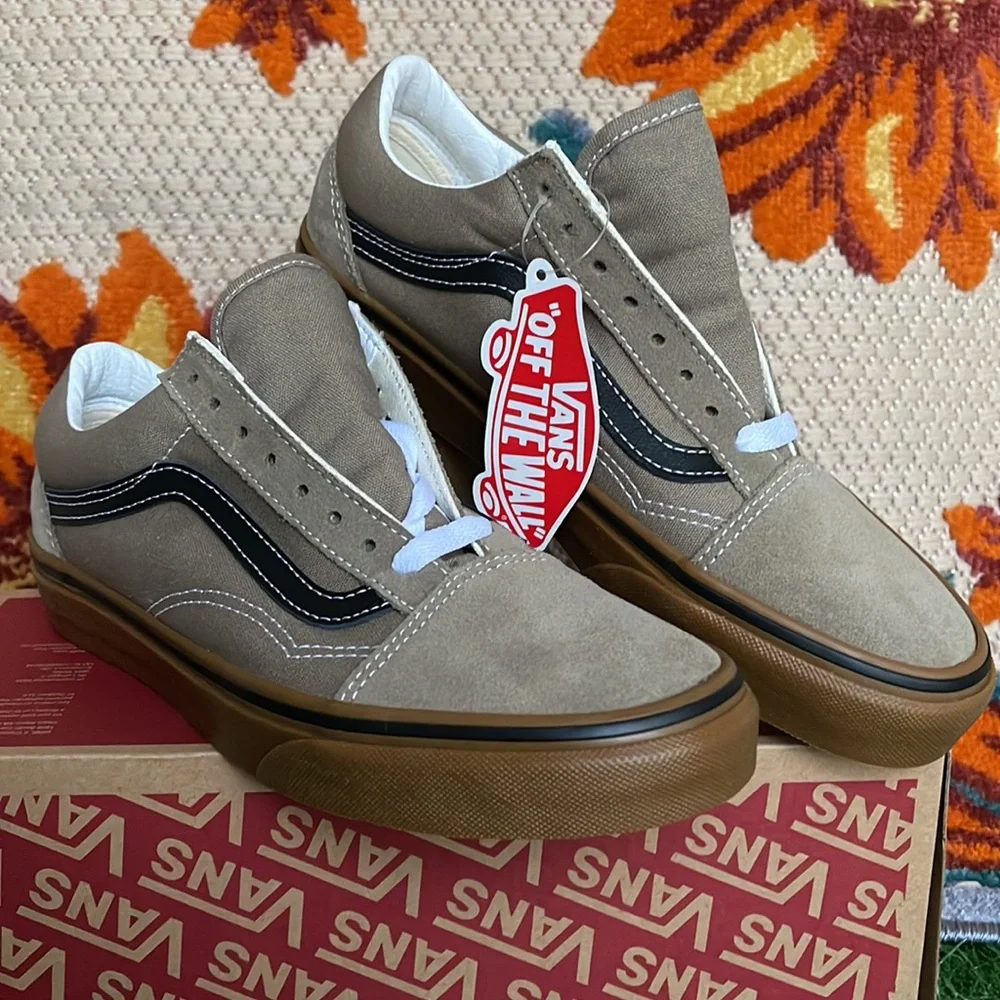 Vans Old School Gum Timber Wolf/Black WMNS sneakers - Picture 5 of 16